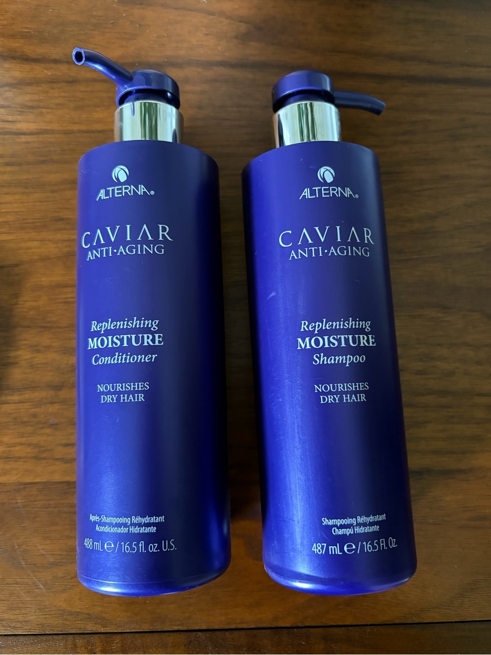Caviar Anti-Aging Replenishing Moisture Shampoo & Conditioner Set